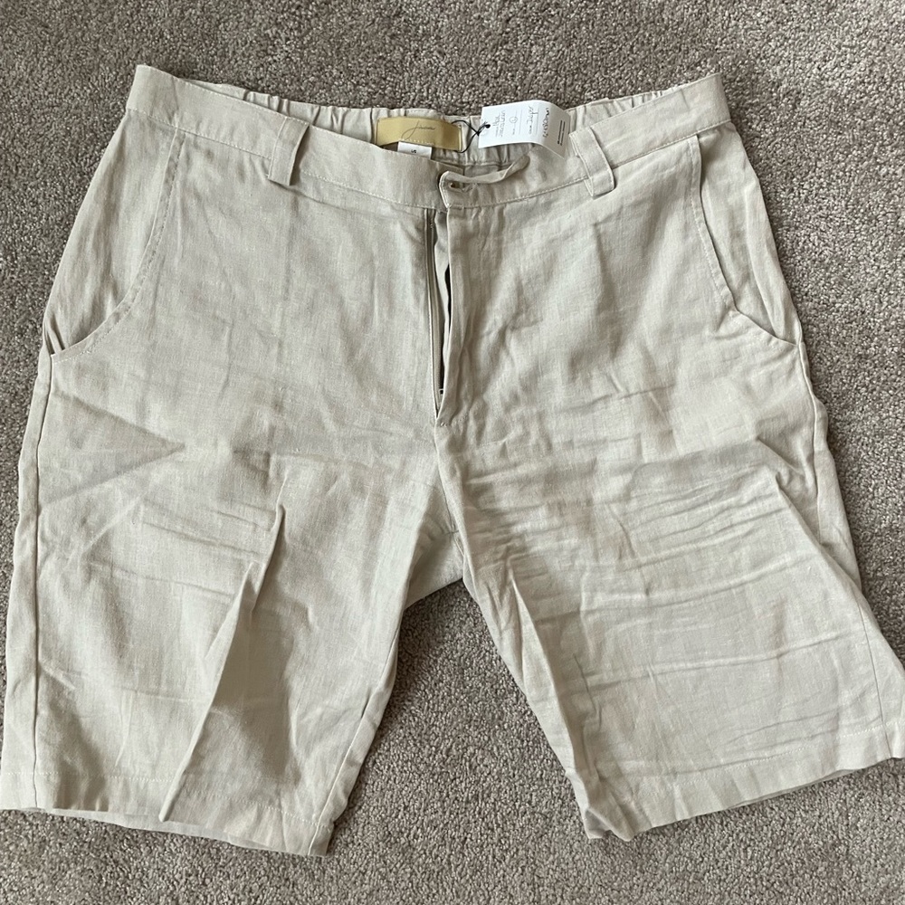 NWT men’s handmade linen shorts from tulum!